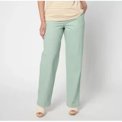 Tall EasyWear Twill Full-Length Wide-Leg Pant - a world of fashionable women's clothing, including a wide selection of dresses and trendy accessories.< Fashion