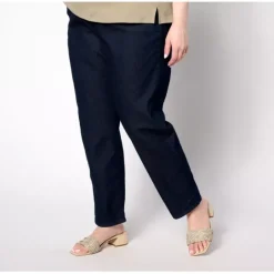 Tall Indigo Flat Front Side Pocket Pant - a world of fashionable women's clothing, including a wide selection of dresses and trendy accessories.< Fashion