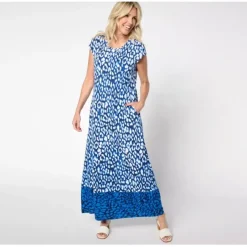 Tall Slub Jersey Maxi Dress with Pockets - a world of fashionable women's clothing, including a wide selection of dresses and trendy accessories.< Dresses