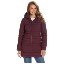 Weatherproof Hooded Shaped Puffer with Stretch - a world of fashionable women's clothing, including a wide selection of dresses and trendy accessories.> Fashion