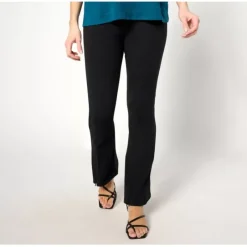 Women with Control Petite Cotton Jersey Pants w/ Zipper Detail - a world of fashionable women's clothing, including a wide selection of dresses and trendy accessories.< Shop All