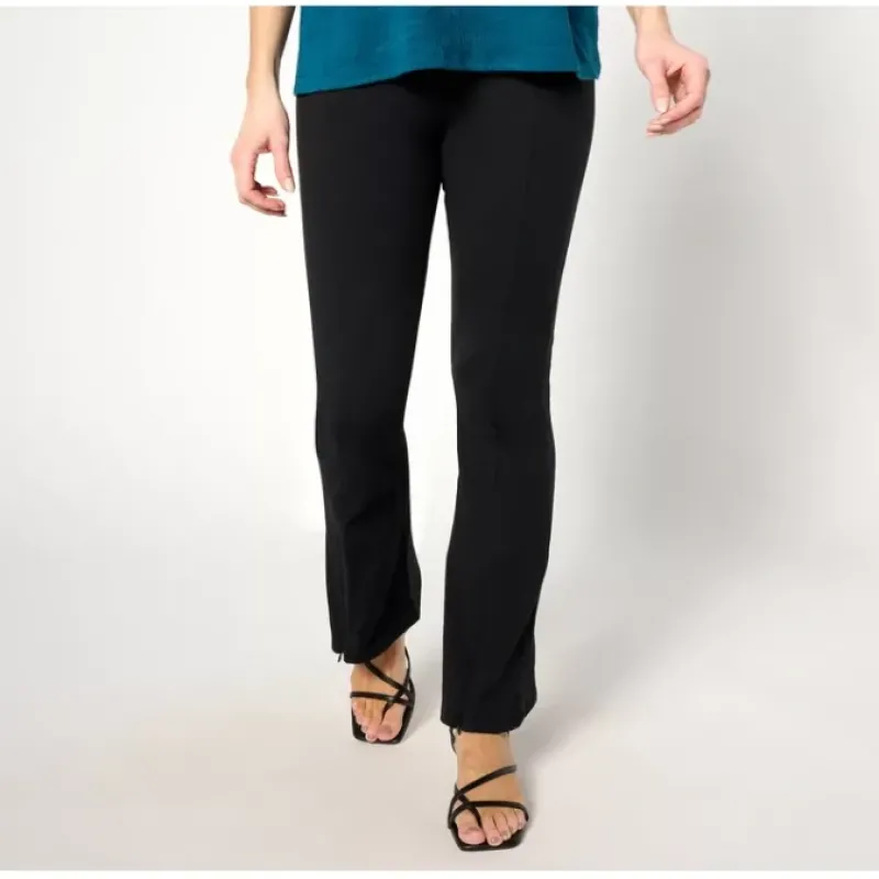 Women With Control Regular Jersey Pant with Zipper Detail - a world of fashionable women's clothing, including a wide selection of dresses and trendy accessories.< Shop All