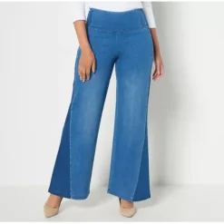 Women with Control Regular My Wonder Denim Two Tone Pants - a world of fashionable women's clothing, including a wide selection of dresses and trendy accessories.< Fashion