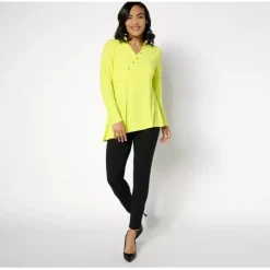 Women with Control Regular Asymmetric Tunic Pants Set - a world of fashionable women's clothing, including a wide selection of dresses and trendy accessories.< Dresses