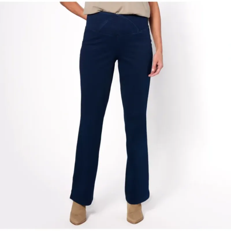 Women with Control Tall Elite Prime Stretch Denim Flare Pants - a world of fashionable women's clothing, including a wide selection of dresses and trendy accessories.> Online