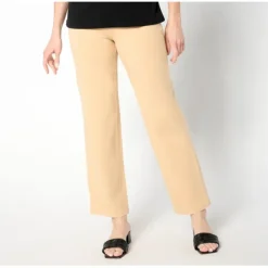Women with Control Tummy Control Petite Full Leg Ankle Pants - a world of fashionable women's clothing, including a wide selection of dresses and trendy accessories.< Shop All