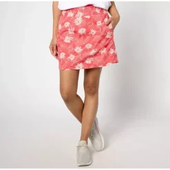 zuda Regular Stretch Woven Ripstop Printed Skort - a world of fashionable women's clothing, including a wide selection of dresses and trendy accessories.> Flash Sale