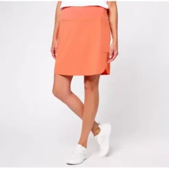 zuda Stretch Woven Skort with Side Pockets - a world of fashionable women's clothing, including a wide selection of dresses and trendy accessories.< Shop All