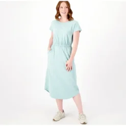 zuda Z-Air Slub Jersey Crossback Midi Dress - a world of fashionable women's clothing, including a wide selection of dresses and trendy accessories.> Flash Sale