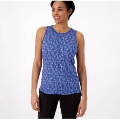 zuda Z-Cool Jersey Printed Forward Seam Tank - a world of fashionable women's clothing, including a wide selection of dresses and trendy accessories.< Fashion