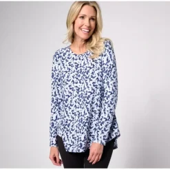 zuda Z-Cool Tulip Back Long-Sleeve Top - a world of fashionable women's clothing, including a wide selection of dresses and trendy accessories.< Fashion