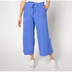 zuda Z-Knit and Woven Regular Straight Leg Pant - a world of fashionable women's clothing, including a wide selection of dresses and trendy accessories.< Shop All