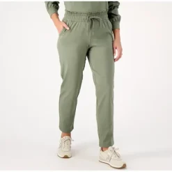 zuda Z-Move Tapered Pant with Comfort Waistband - a world of fashionable women's clothing, including a wide selection of dresses and trendy accessories.> Clearance