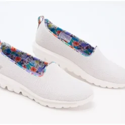 Skechers GOWalk Classic Vegan Washable Slip Ons- Summer - a world of fashionable women's clothing, including a wide selection of dresses and trendy accessories.> Best Sale